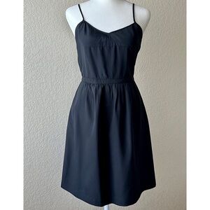 J. Crew Skinny Strap Little Black Dress - size 2